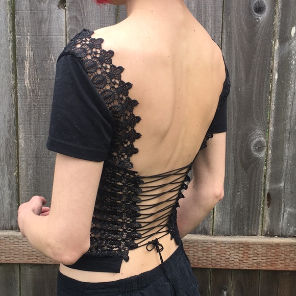 Lace Up Top - Picture 7 of 10